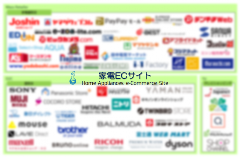 ECサービスカオスマップ2021 － 家電ECサイト編 | EC業界ニュース・まとめ・コラム「eコマースコンバージョンラボ」