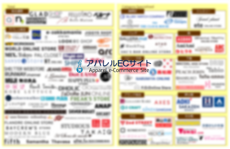ECサービスカオスマップ2022 － アパレルECサイト編 | EC業界ニュース
