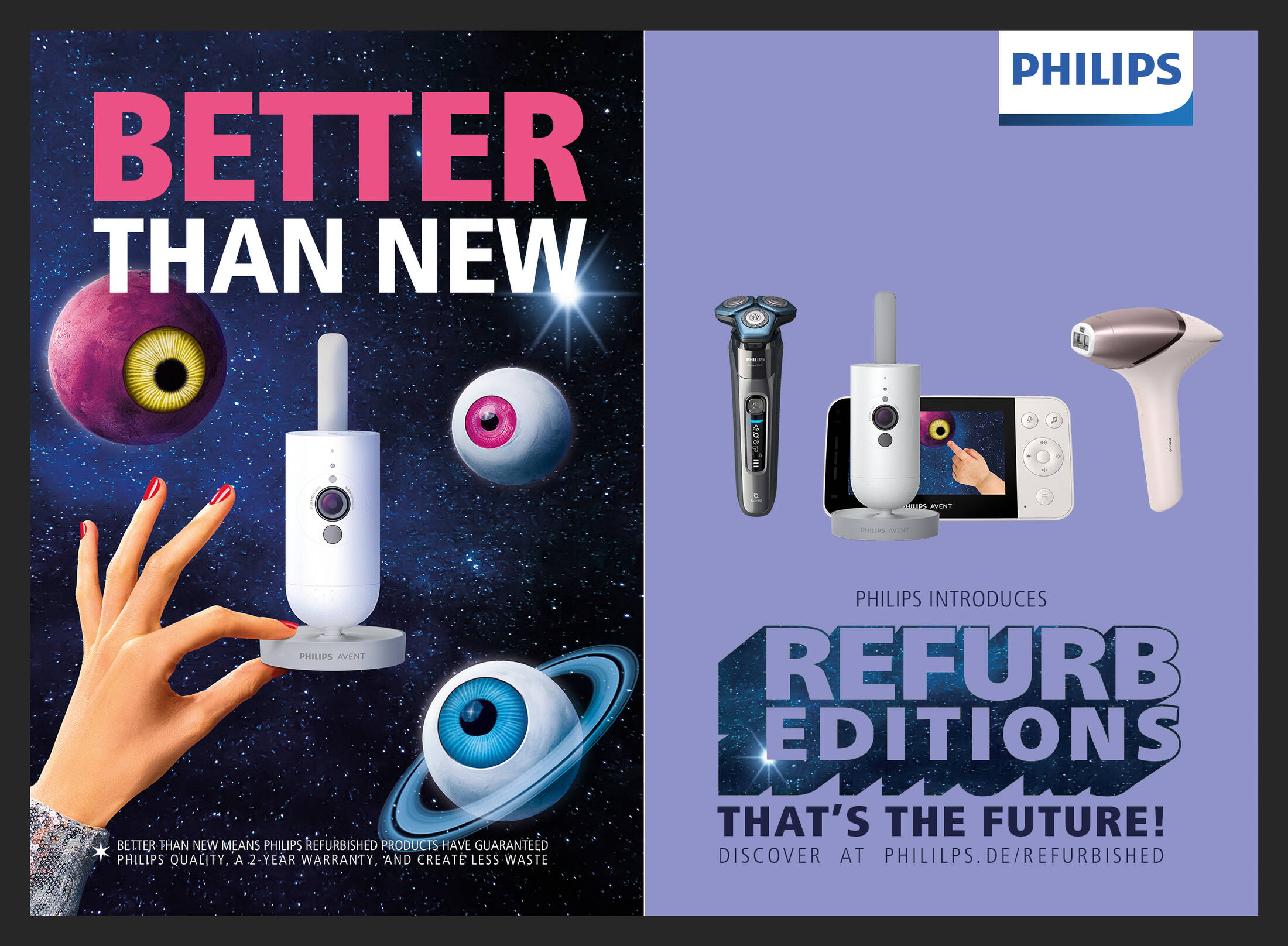 Philips、リファービッシュ（再生）製品を対象とした「Better Than New 