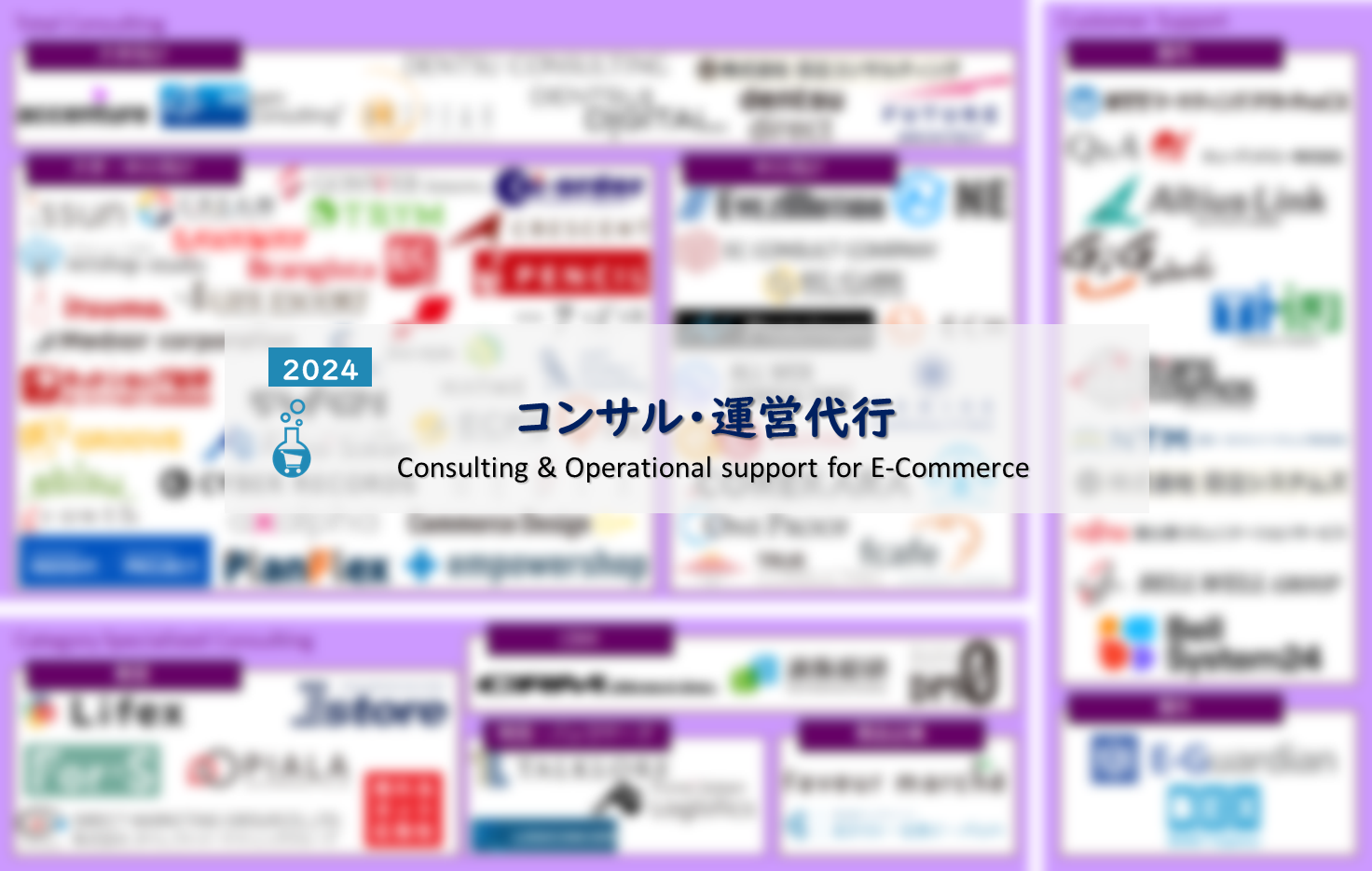 EC業界カオスマップ2024 － コンサル・運営代行編 | EC業界ニュース